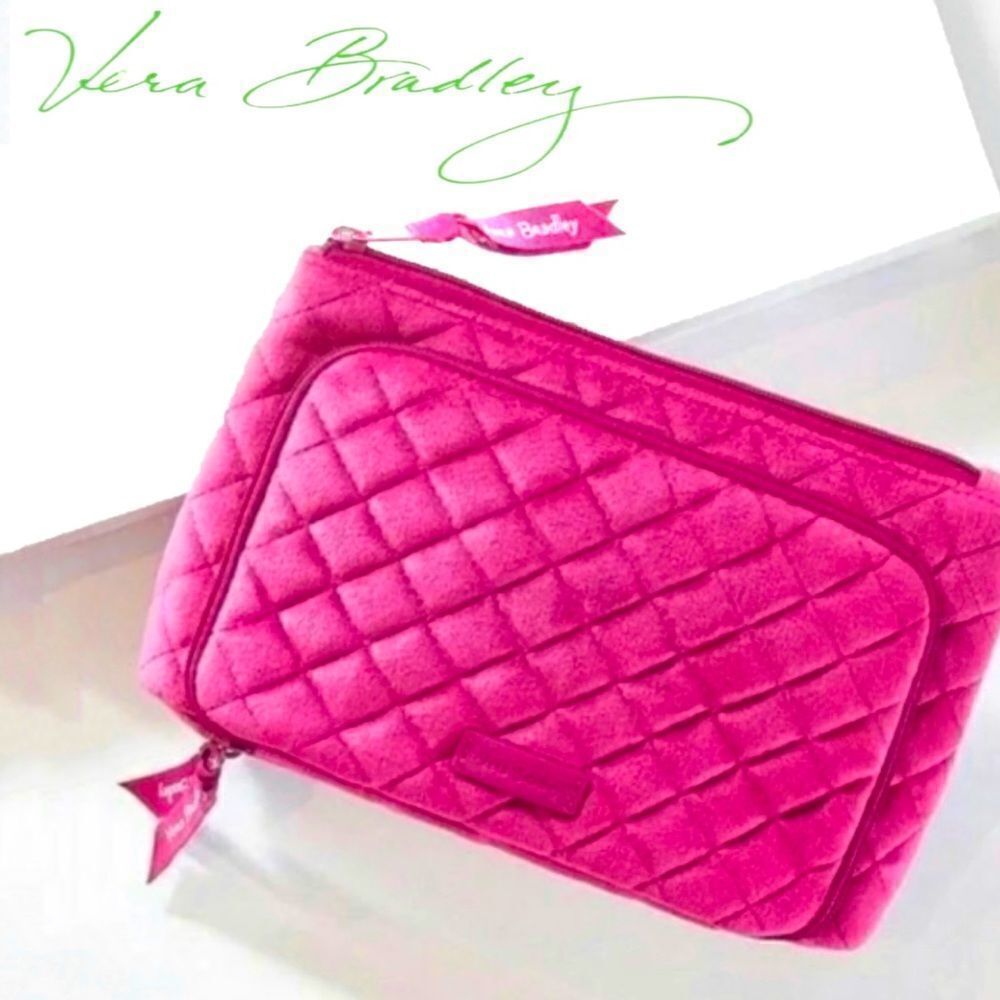 Vera Bradley Makeup Organizer (Majestic Magenta)